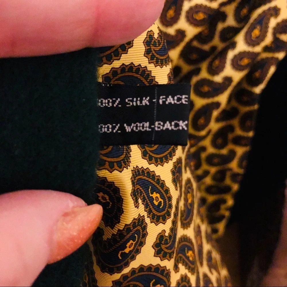 Renato Balestra Foulard Paisley Silk Wool Scarf